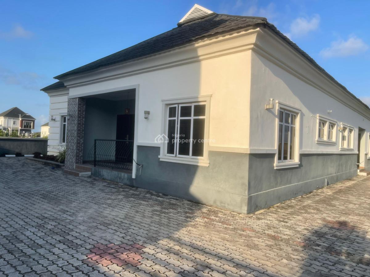 Luxury 3-bedroom Bungalow with Bq in a Serene Estate, Amen Estate Phase 2, Eleko, Ibeju Lekki, Lagos, Detached Bungalow for Rent