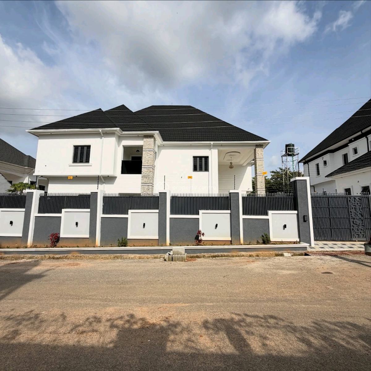 Newly Constructed 5bedrooms Fully Smart Home with 2room Boys Quarters, Galadimawa, Abuja, House for Sale