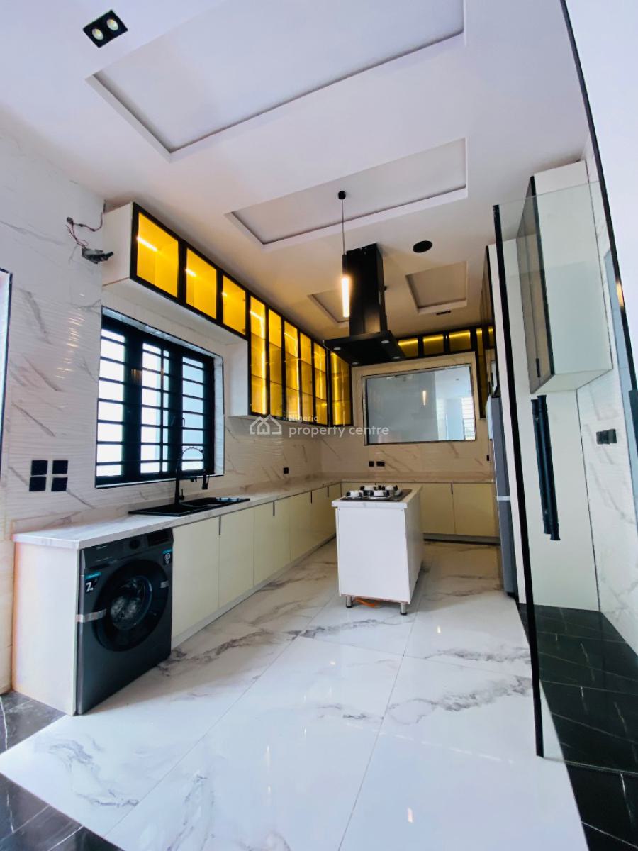 Contemporary 5 Bedroom Penthouse Fully Detached Duplex with Swimming, Ikota, Lekki, Lagos, Detached Duplex for Sale