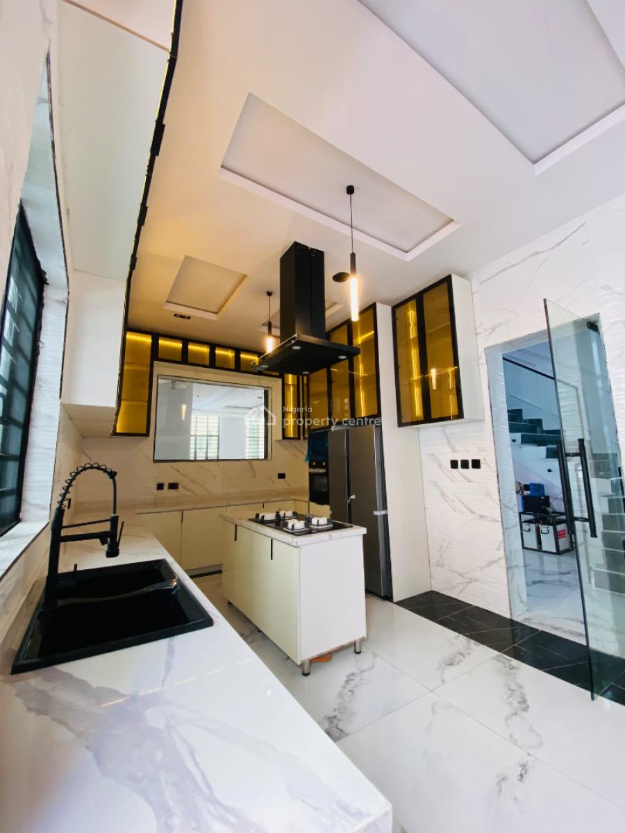 Contemporary 5 Bedroom Penthouse Fully Detached Duplex with Swimming, Ikota, Lekki, Lagos, Detached Duplex for Sale