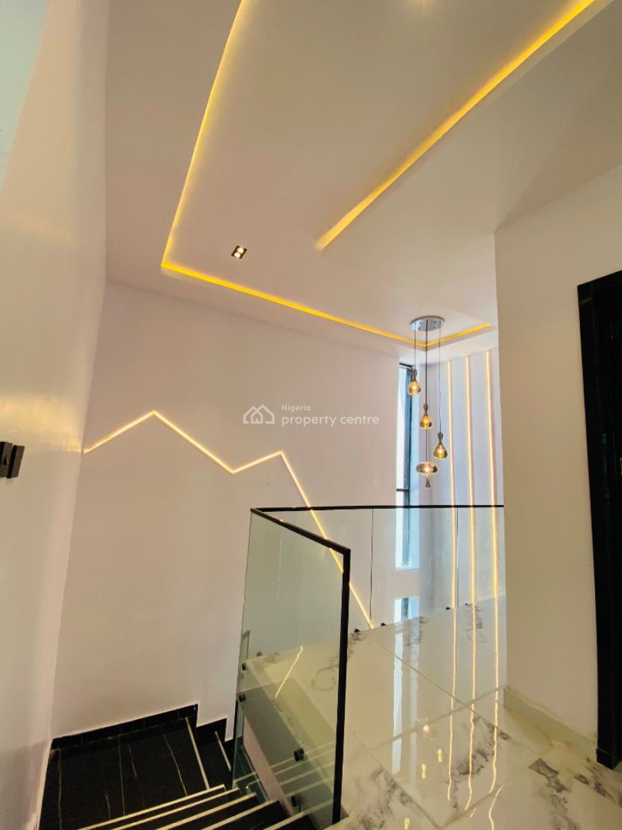 Contemporary 5 Bedroom Penthouse Fully Detached Duplex with Swimming, Ikota, Lekki, Lagos, Detached Duplex for Sale