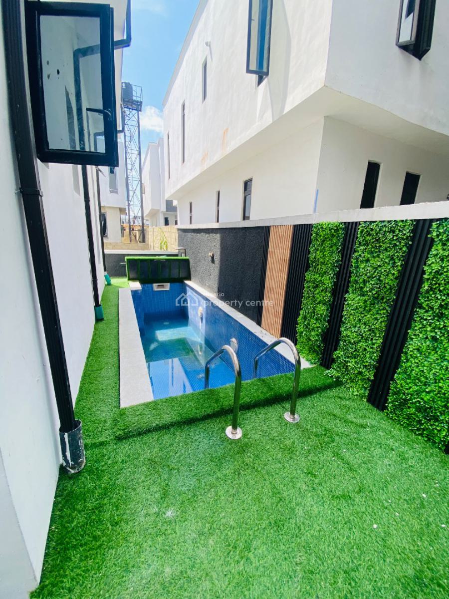 Contemporary 5 Bedroom Penthouse Fully Detached Duplex with Swimming, Ikota, Lekki, Lagos, Detached Duplex for Sale