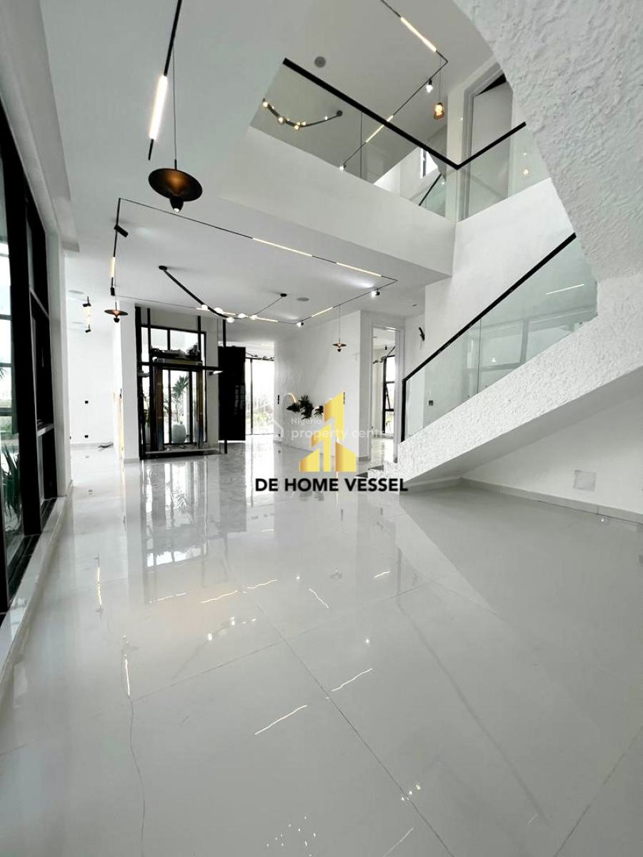Unconventional 5 Bedrooms Detached Smart Home with Elevator, Cinema, Gym, Osapa, Lekki, Lagos, Detached Duplex for Sale