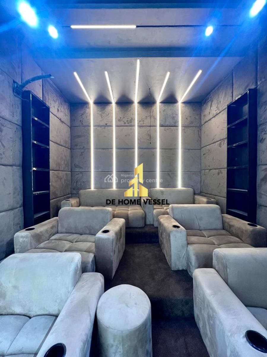 Unconventional 5 Bedrooms Detached Smart Home with Elevator, Cinema, Gym, Osapa, Lekki, Lagos, Detached Duplex for Sale