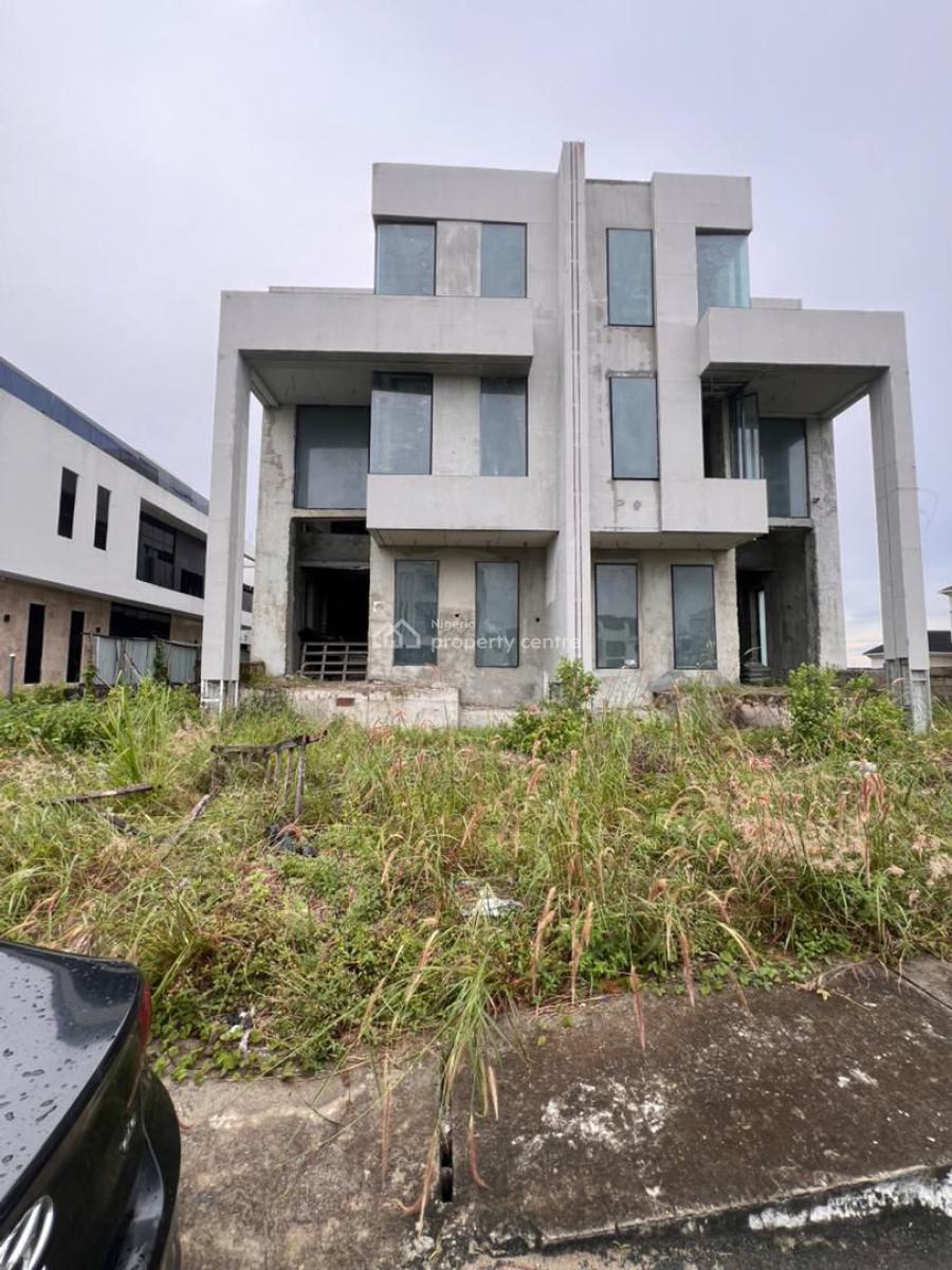 Luxury Massive 5bedroom Semi Detached Carcass, Cowrie Creek Estate Ikate Lekki Lagos, Lekki Phase 1, Lekki, Lagos, Semi-detached Duplex for Sale