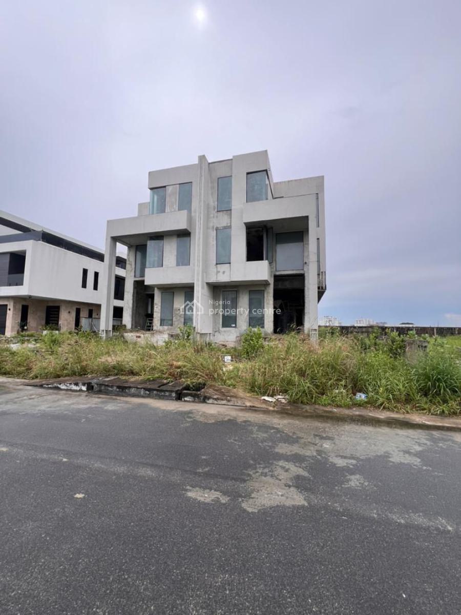 Luxury Massive 5bedroom Semi Detached Carcass, Cowrie Creek Estate Ikate Lekki Lagos, Lekki Phase 1, Lekki, Lagos, Semi-detached Duplex for Sale