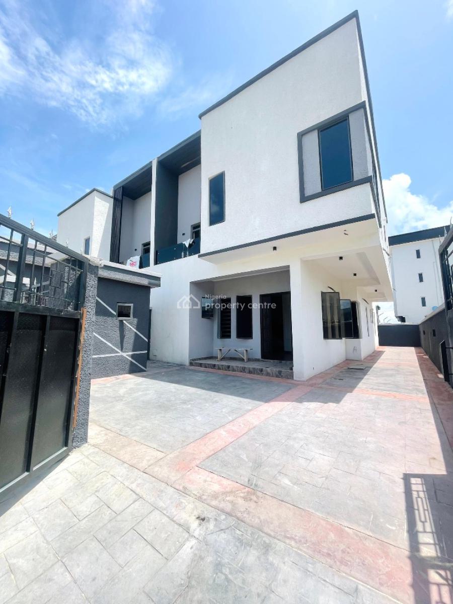 Solidly Constructed 4 Bedroom Semi Detached Duplex with Bq, Ajah, Lagos, Semi-detached Duplex for Sale
