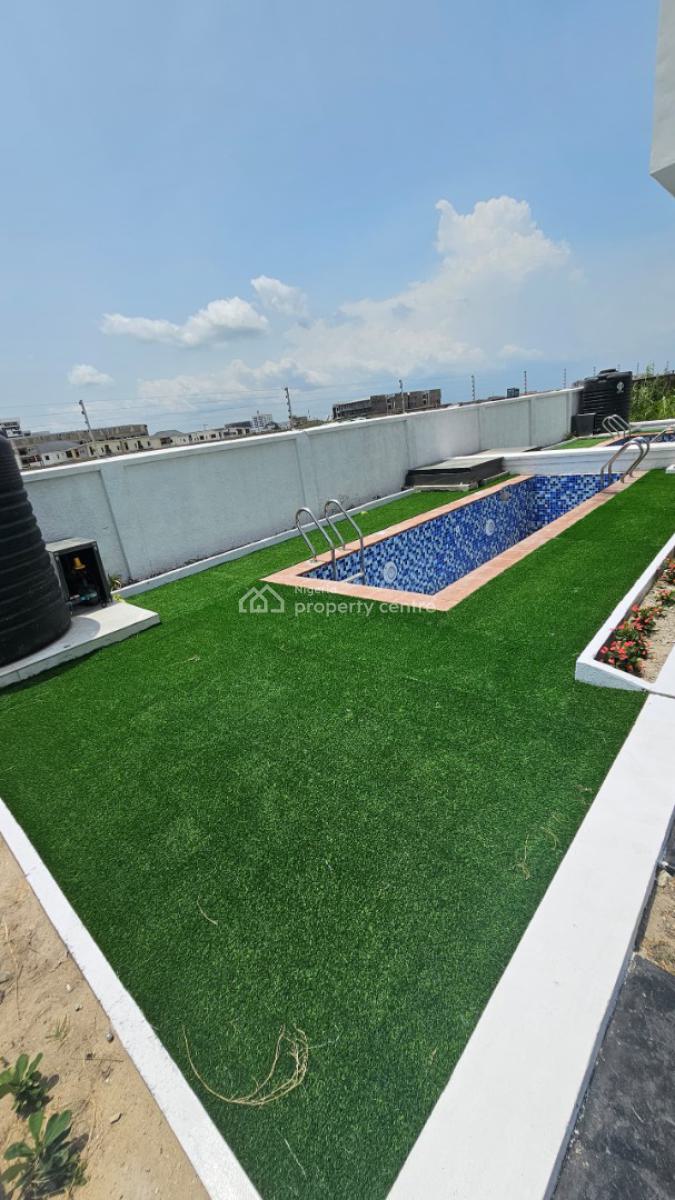 4 Bedroom with Elevator Private Terrace, Ac, 24hr Light E, Cowrire Creek Estate, Ikate, Lekki, Lagos, House for Sale