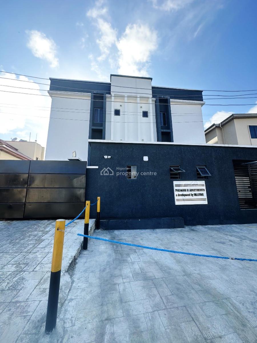 Fully Serviced 2 Bedroom Apartment with Opem Rooftop Terrace & Elevato, Lekki Phase 1, Lekki, Lagos, Flat / Apartment for Rent