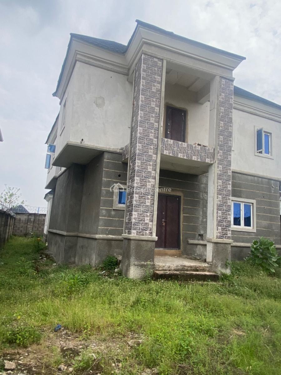 Luxury 4 Bedroom Duplex with 2 Rooms Bq, Opposite River Park Estate, Airport Road Abuja, Lugbe District, Abuja, Detached Duplex for Sale