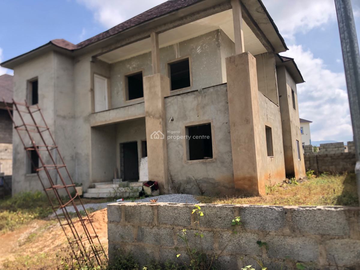 Distress 4 Bedroom Duplex with Attached Bq and Cofo Allocation, By Immigration Hq Airport Road Abuja, Kiami, Lugbe District, Abuja, Detached Duplex for Sale