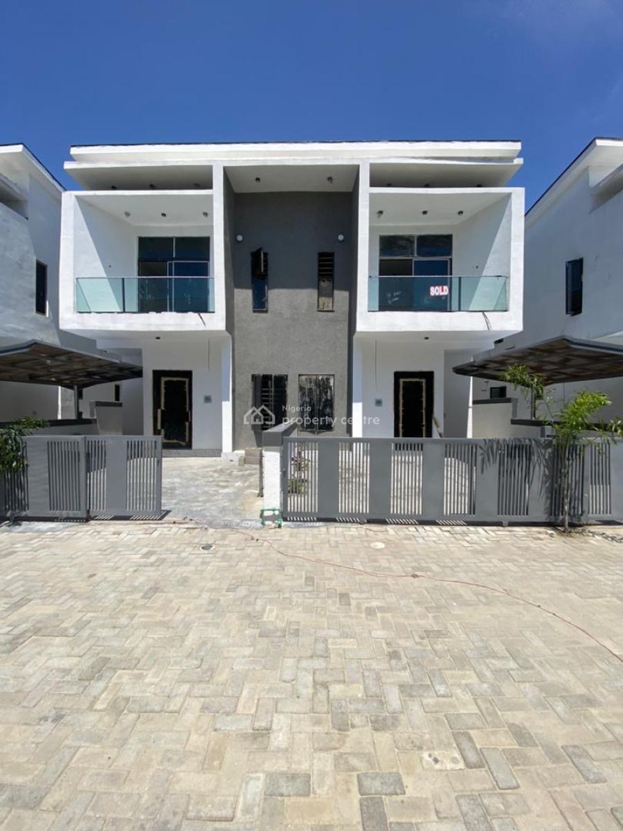 4 Bedroom Semi Detached Duplex with a Gym, Bq, General Pool, Orchid, Lekki, Lagos, House for Sale