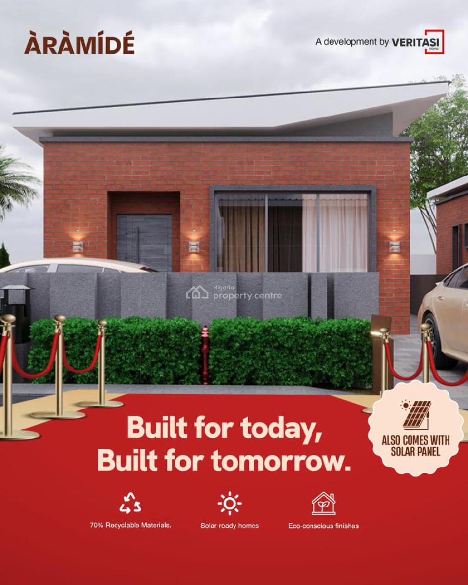 Aramide 3 Bedroom Bungalow with Bq, Aramide Inside Itunu Residential Estate, Ibeju Lekki, Lagos, Detached Bungalow for Sale