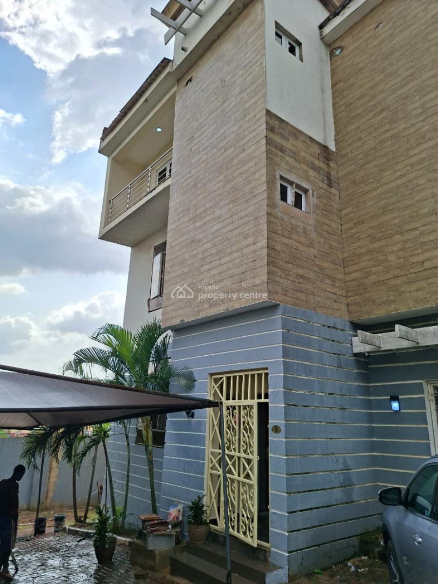 4 Bedroom Exclusive Terrace Duplex with Bq, Silas Ilo Close, Guzape District, Abuja, Terraced Duplex for Rent