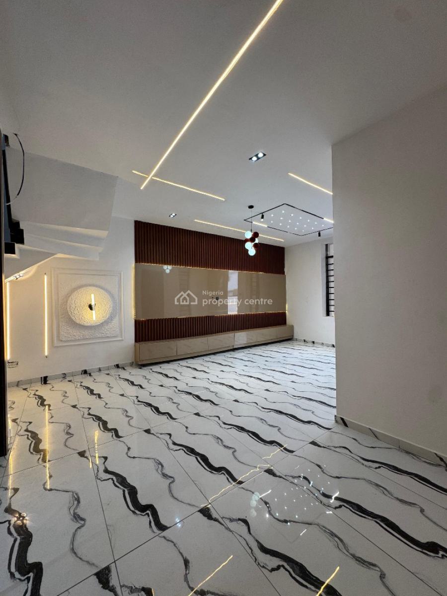Exquisitely Finished & Beautifully Designed 4 Bedroom Home, Elevated, Secure, and Beautifully Structured in a Serene Environment, Ikota, Lekki, Lagos, Semi-detached Duplex for Sale