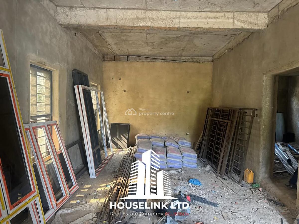 a Well Built 4 Bedroom Detached Duplex with a Rooftop Balcony Availabl, Guzape District, Abuja, Detached Duplex for Sale