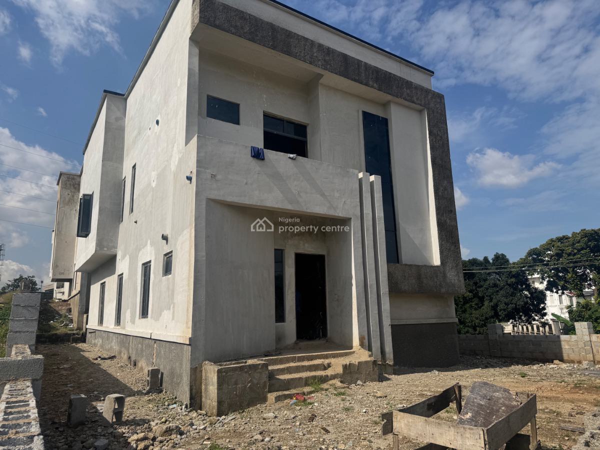 a Well Built 4 Bedroom Detached Duplex with a Rooftop Balcony Availabl, Guzape Abuja, Guzape District, Abuja, Detached Duplex for Sale