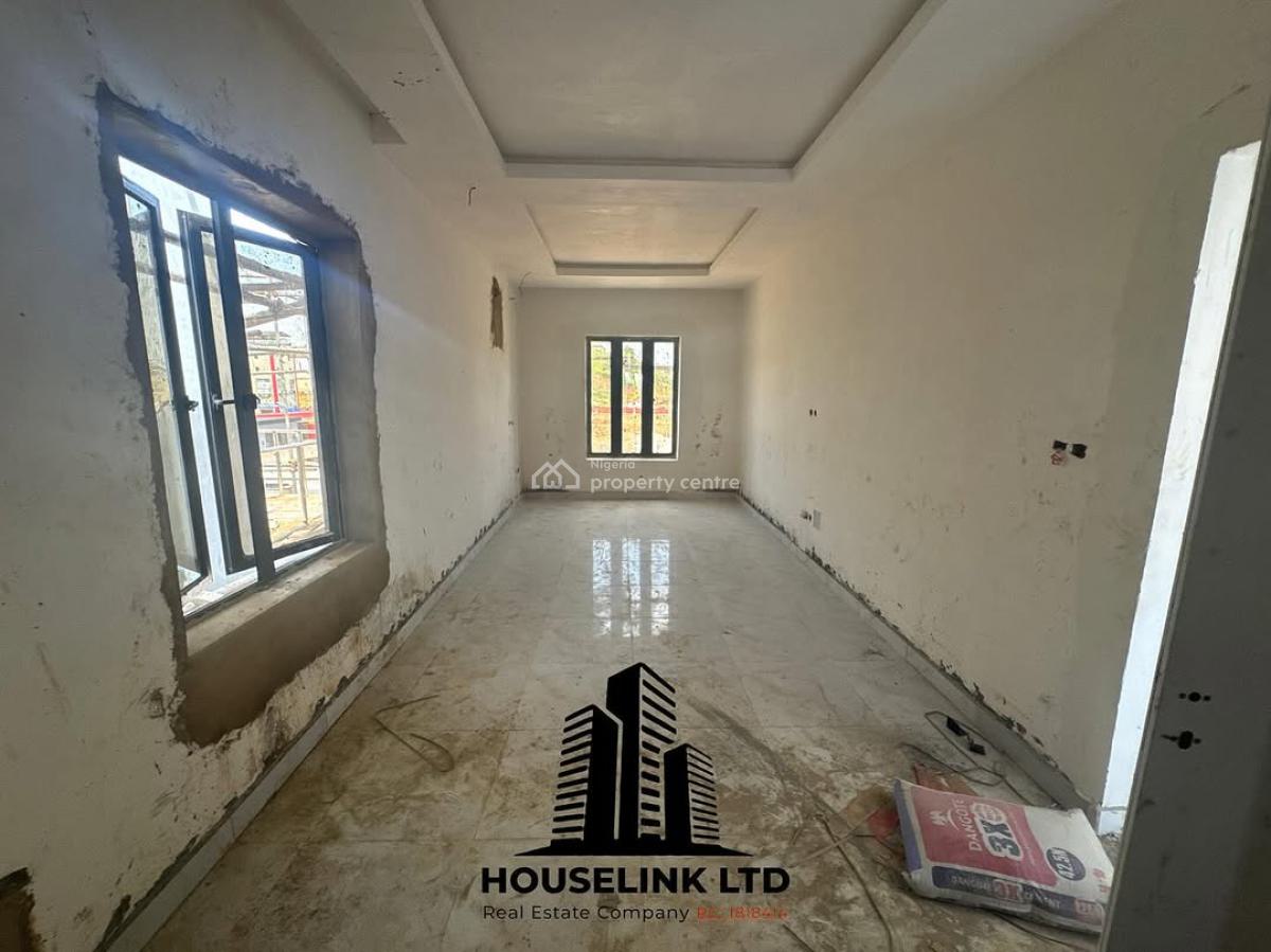 a Well Built 5 Bedroom Semi Finished Terrace Duplex Available, Guzape Main Abuja, Guzape District, Abuja, Terraced Duplex for Sale
