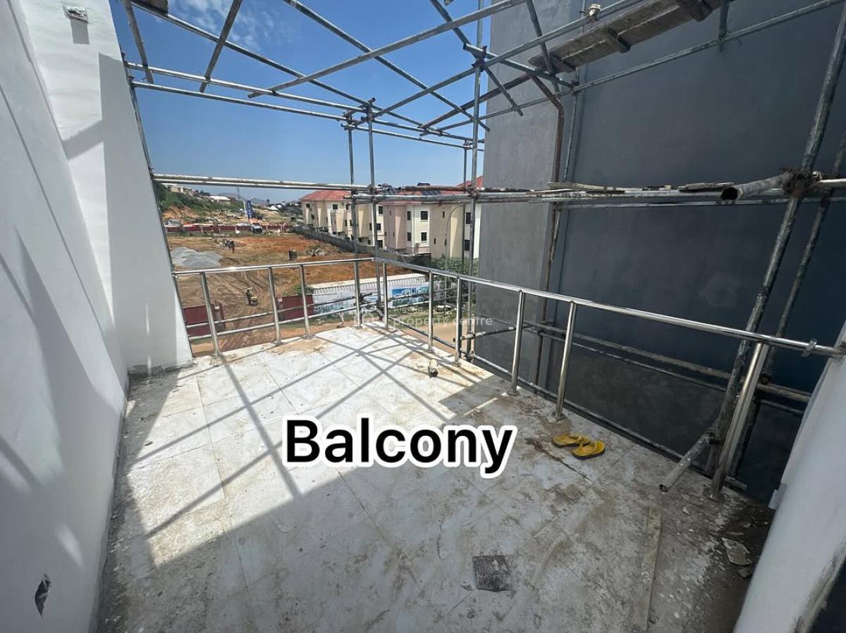 a Well Built 5 Bedroom Semi Finished Terrace Duplex Available, Guzape Main Abuja, Guzape District, Abuja, Terraced Duplex for Sale