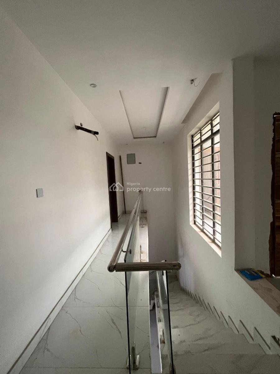 Magnificently Built 4 Bedroom Semidetached Duplex Plus Bq in an Estate, Balcony, Family Lounge, Chandelier, Ample Parking Space, Magodo, Lagos, Semi-detached Duplex for Sale
