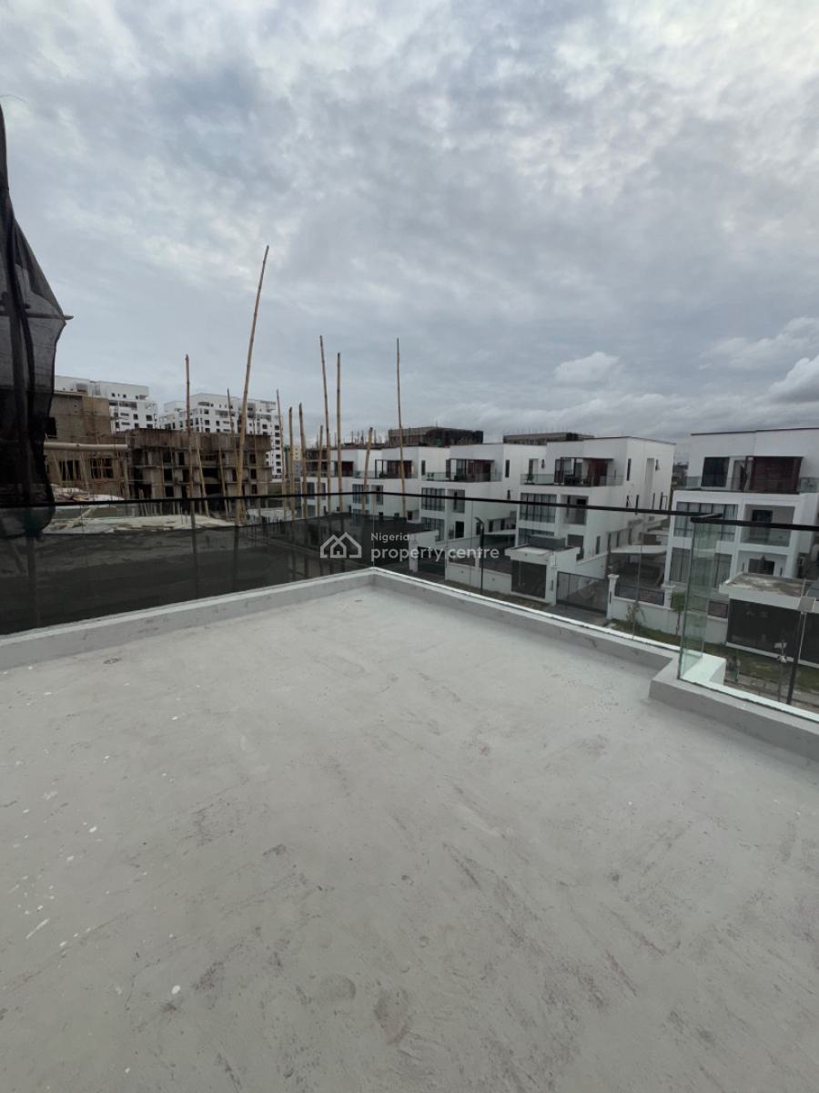 Luxury 5 Bedroom Fully Detached Duplex + Bq, Cinema and Rooftop, in a Secured Estate Less Than 3 Minutes Drive From Purple Mall, Osapa, Lekki, Lagos, Detached Duplex for Sale