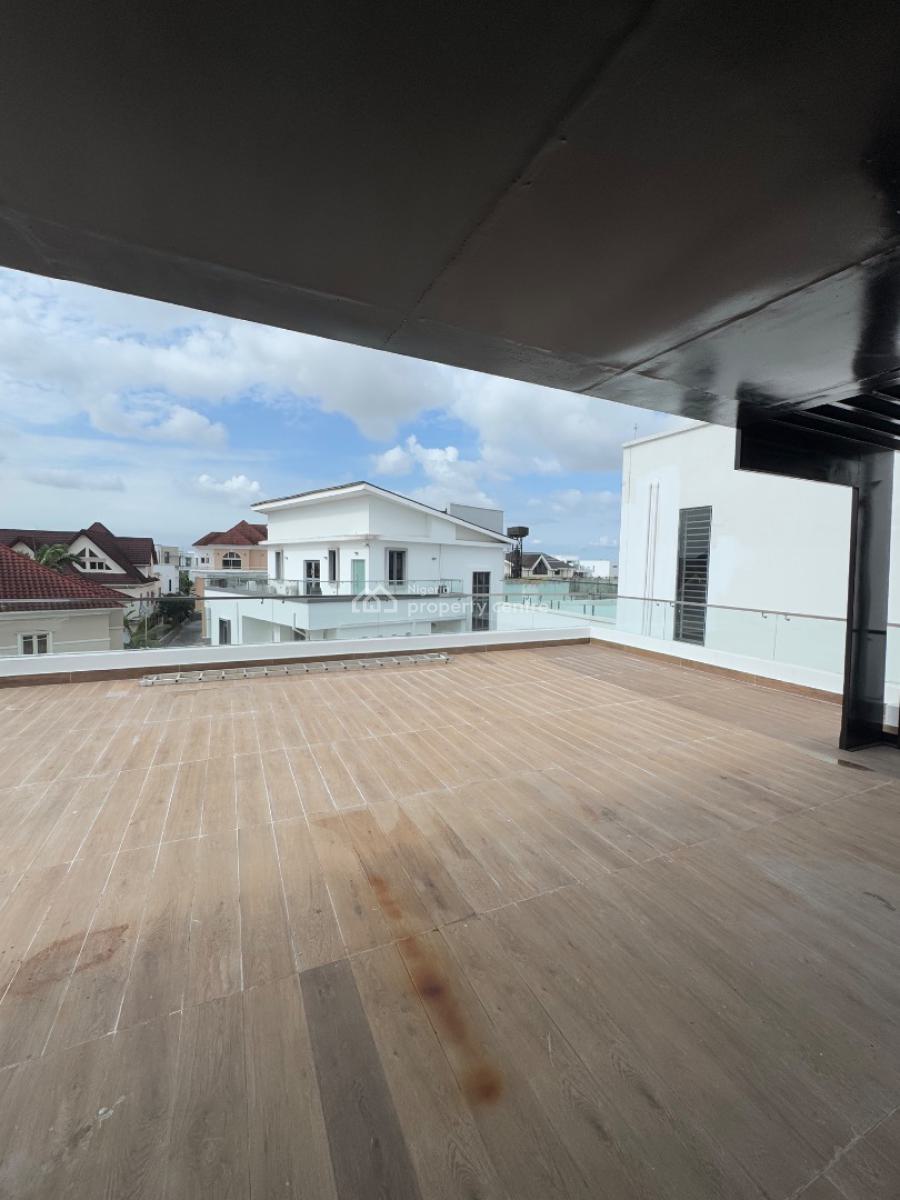 Luxury 5 Bedroom Fully Detached Duplex + Bq, Rooftop and Cinema, in a Secured Estate Less Than 2 Minutes Drive From Ebeano Supermarket, Osapa, Lekki, Lagos, Detached Duplex for Sale