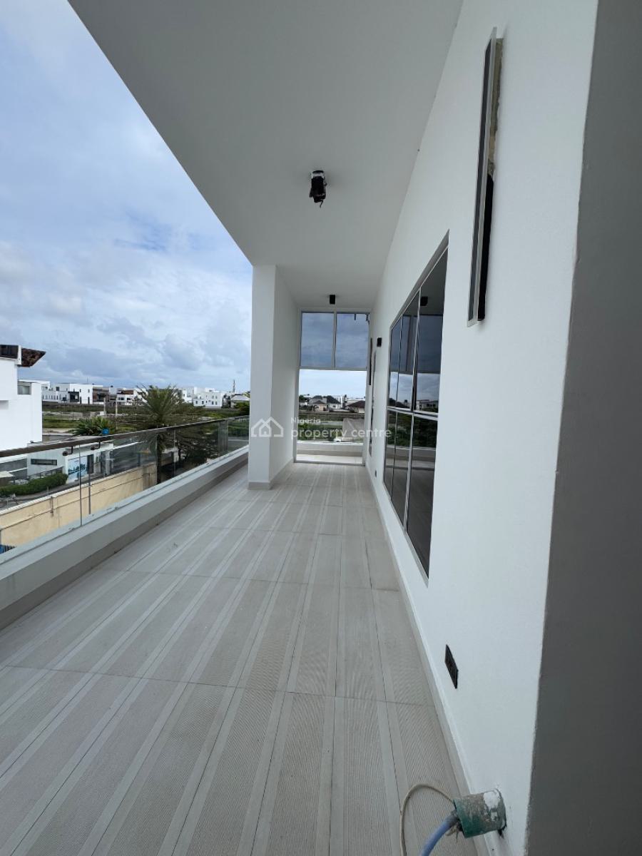 Luxury 5 Bedroom Fully Detached Duplex + Bq, Rooftop and Cinema, in a Secured Estate Less Than 2 Minutes Drive From Ebeano Supermarket, Osapa, Lekki, Lagos, Detached Duplex for Sale