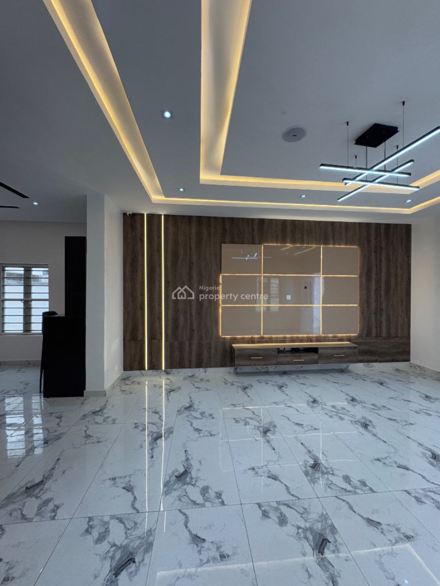 Luxury 5 Bedroom Fully Detached Duplex + Bq, Rooftop and Cinema, Chevron, in an Estate Less Than 7 Minutes Drive Away From Circle Mall, Lekki Phase 2, Lekki, Lagos, Detached Duplex for Sale