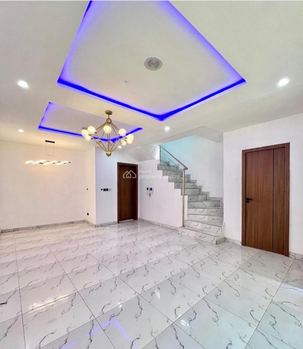 Fully Serviced Contemporary 4 Bedroom Terrace Duplexes, Chevron, Lekki, Lagos, Terraced Duplex for Sale