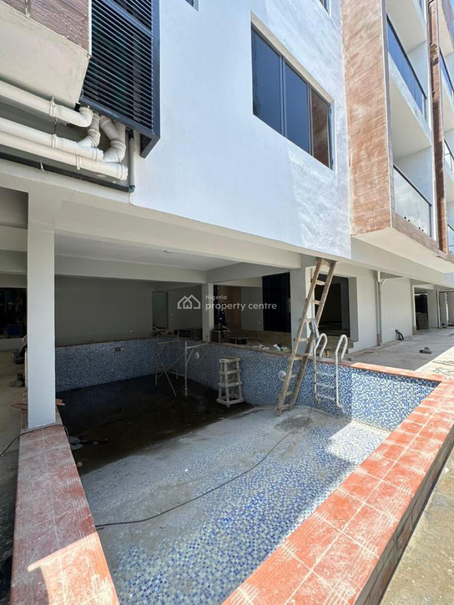 Stunning 2 Bedroom Apartment with Swimming Pool and Elevators Suitable, Less Than 7 Minutes From Circle Mall, Ologolo, Lekki, Lagos, Block of Flats for Sale