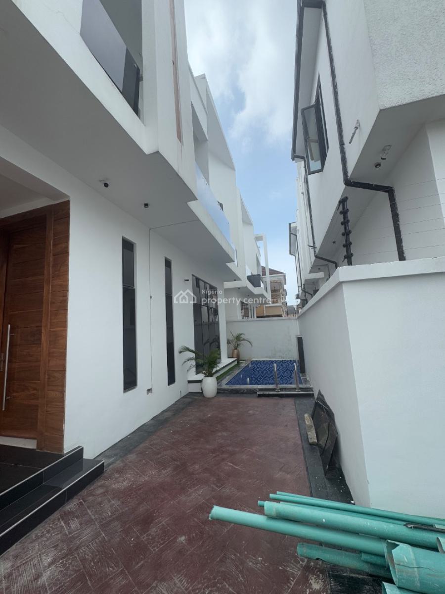 Luxury 5 Bedroom Fully Detached Duplex + Bq, Swimming Pool, Chevron, Less Than 5 Minutes Drive Away From Lekki Conservation Center, Lekki Phase 2, Lekki, Lagos, Detached Duplex for Sale