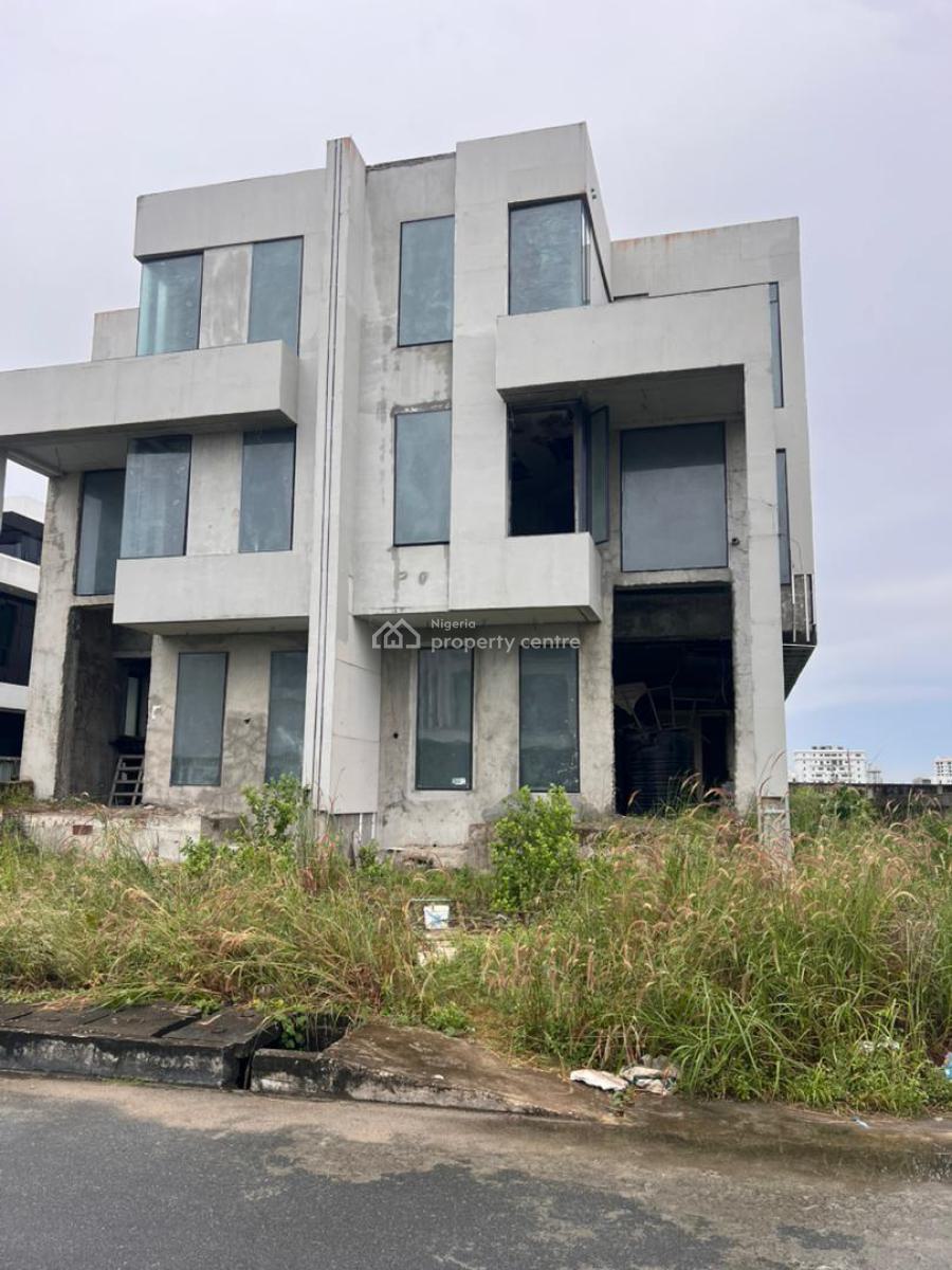 Distress Carcass 5 Bedroom Duplex, Ikate By Cowrie Creek Estate, Ikate Elegushi, Lekki, Lagos, Semi-detached Duplex for Sale