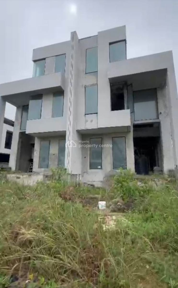 5 Bedroom Carcass House, Cowrie Creek Estate, Ikate Elegushi, Lekki, Lagos, Semi-detached Duplex for Sale