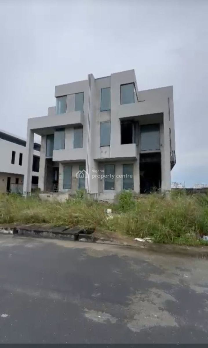 5 Bedroom Carcass House, Cowrie Creek Estate, Ikate Elegushi, Lekki, Lagos, Semi-detached Duplex for Sale