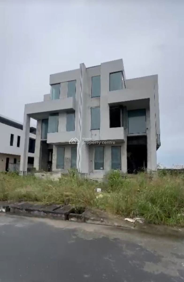 5 Bedroom Carcass House, Cowrie Creek Estate, Ikate Elegushi, Lekki, Lagos, Semi-detached Duplex for Sale