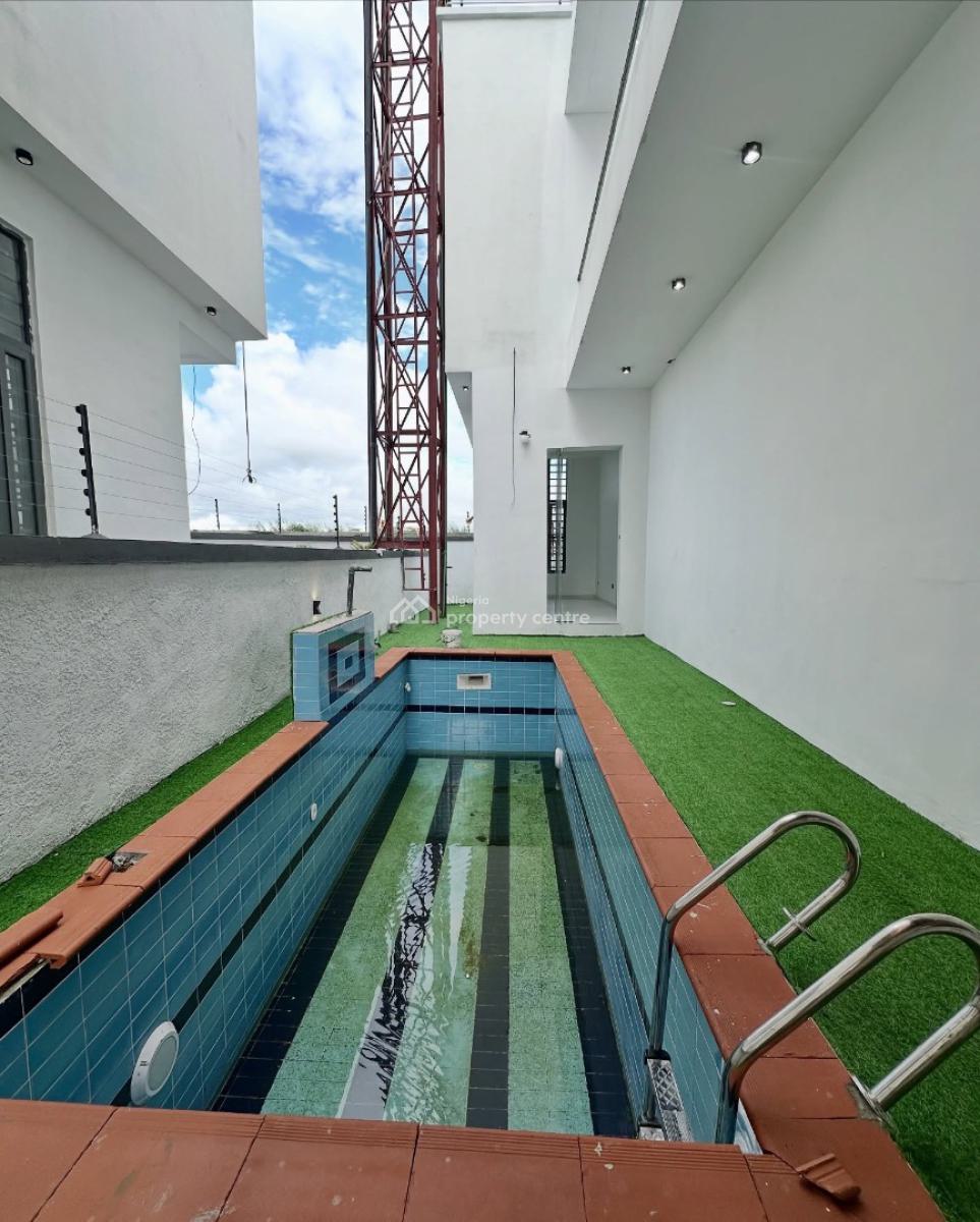Stunning 5 Bedroom Detached Duplex with Swimming Pool and Bq, Chevron, Lekki, Lagos, Detached Duplex for Sale