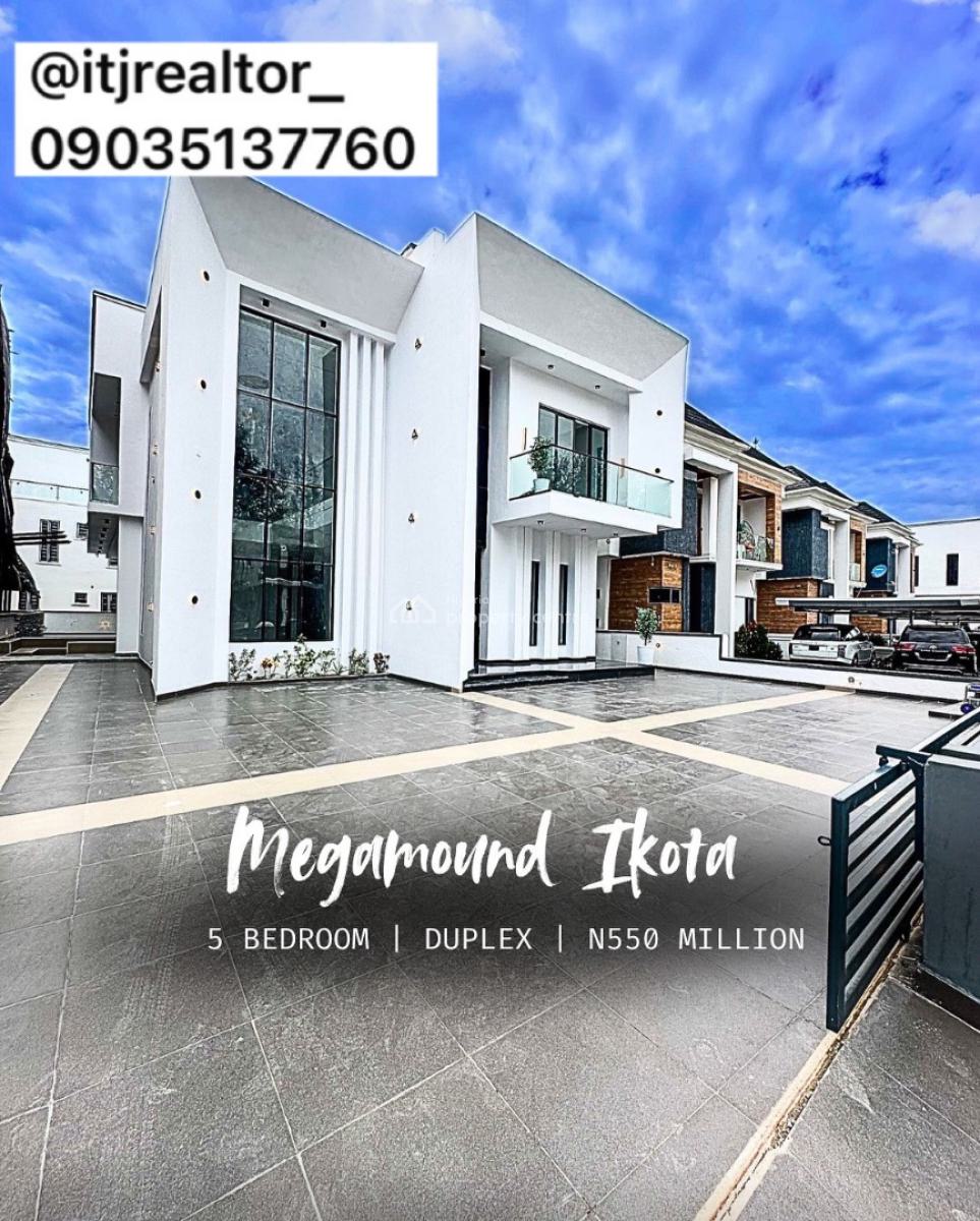 Stunning 5 Bedroom Detached Duplex with Swimming Pool and Bq, Ikota, Ikota, Lekki, Lagos, Detached Duplex for Sale