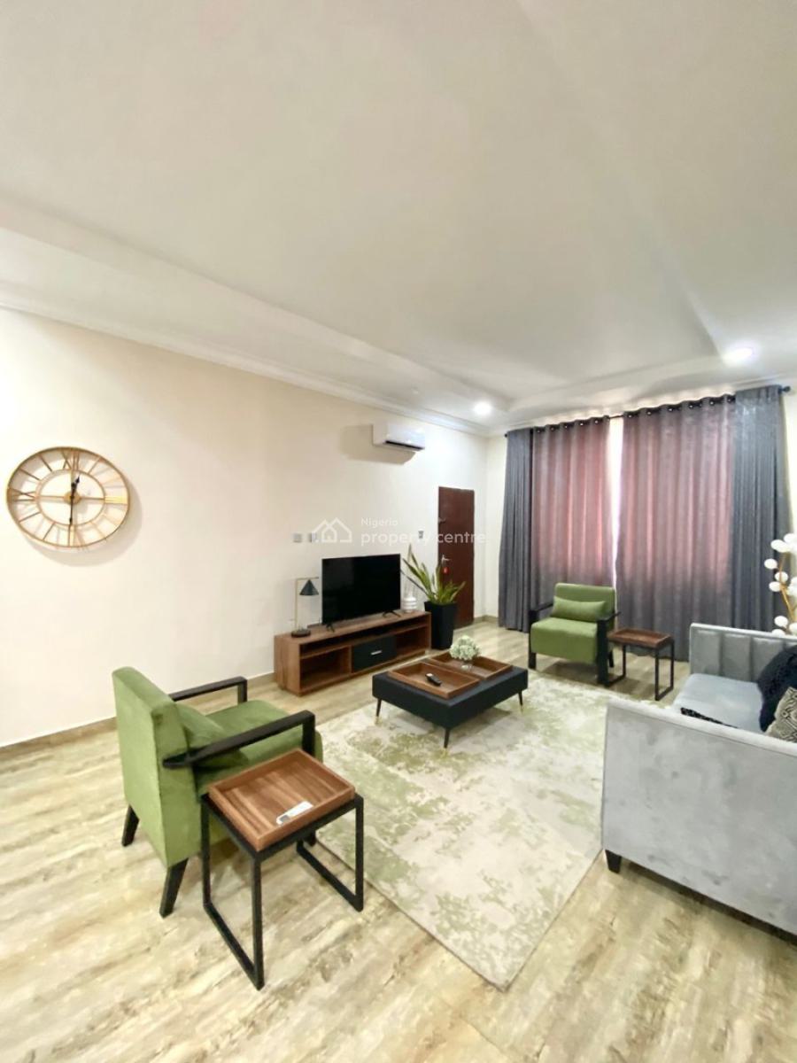 Fully Furnished & Serviced 2 Bedrooms Flat, Guzape Main, Guzape District, Abuja, Flat / Apartment for Rent