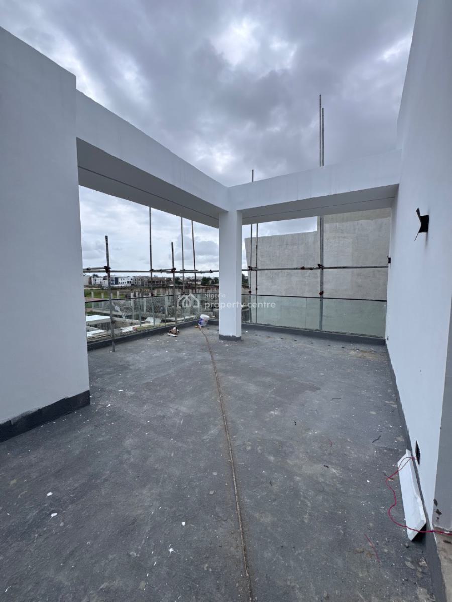 Luxury 5 Bedroom Fully Detached Duplex + Bq, Cinema, Swimming Pool, Less Than 2 Minutes Drive Away From Ebeano Supermarket, Osapa, Lekki, Lagos, Detached Duplex for Sale