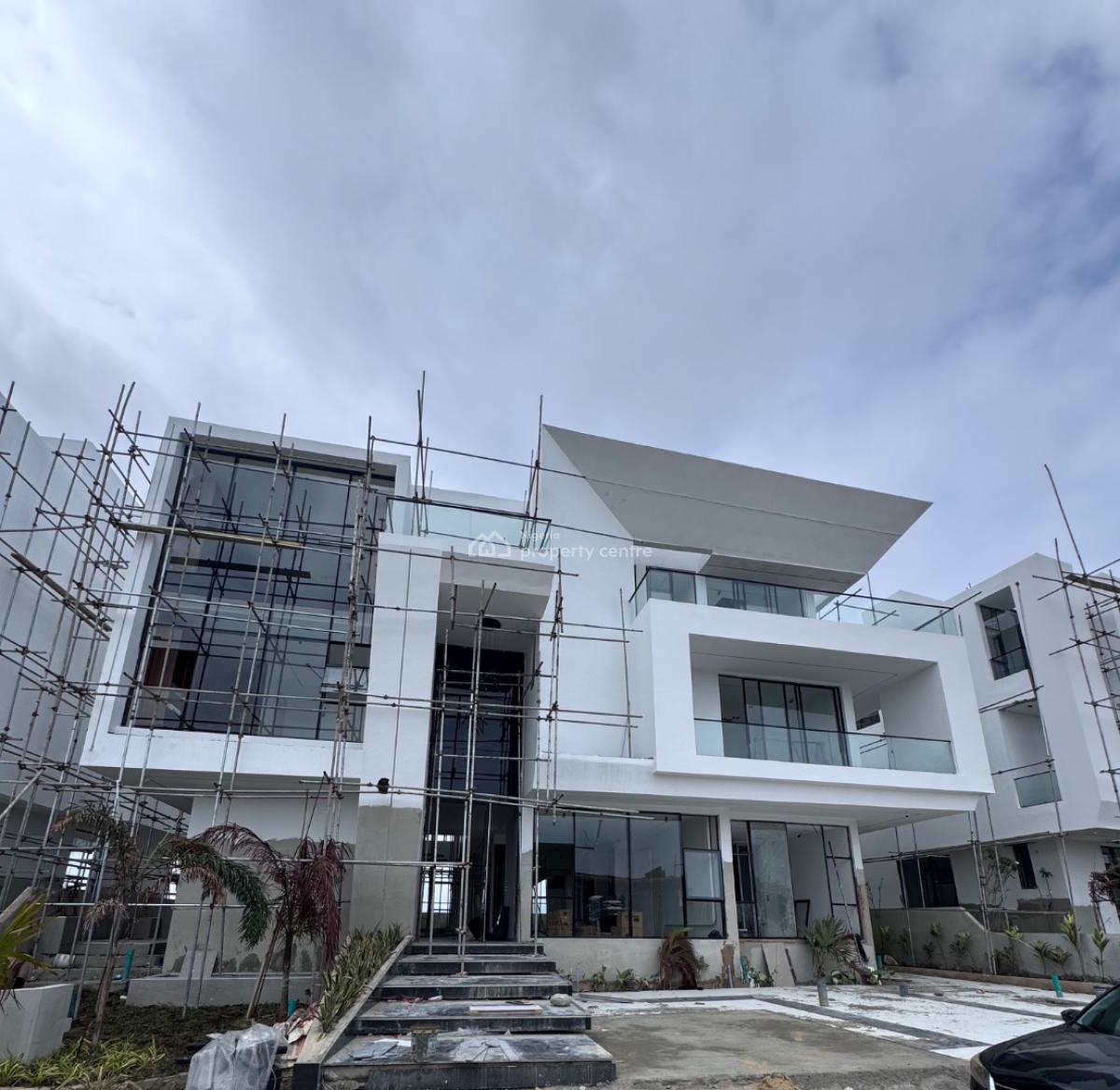 Luxury 5 Bedroom Fully Detached Duplex + Bq, Cinema, Swimming Pool, Less Than 2 Minutes Drive Away From Ebeano Supermarket., Osapa, Lekki, Lagos, Detached Duplex for Sale
