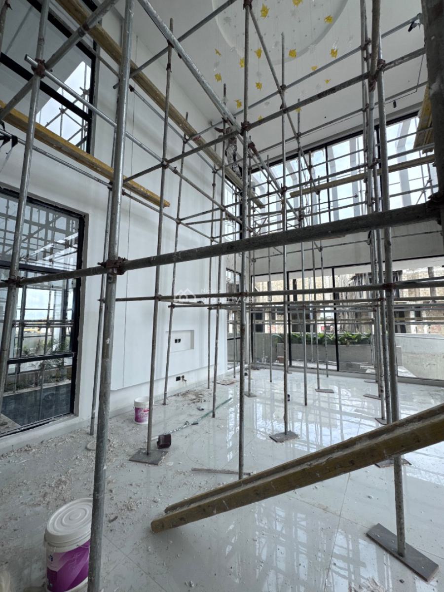Luxury 5 Bedroom Fully Detached Duplex + Bq, Cinema, Swimming Pool, Less Than 2 Minutes Drive Away From Ebeano Supermarket, Osapa, Lekki, Lagos, Detached Duplex for Sale