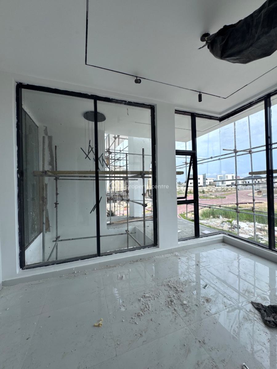 Luxury 5 Bedroom Fully Detached Duplex + Bq, Cinema, Swimming Pool, Less Than 2 Minutes Drive Away From Ebeano Supermarket, Osapa, Lekki, Lagos, Detached Duplex for Sale