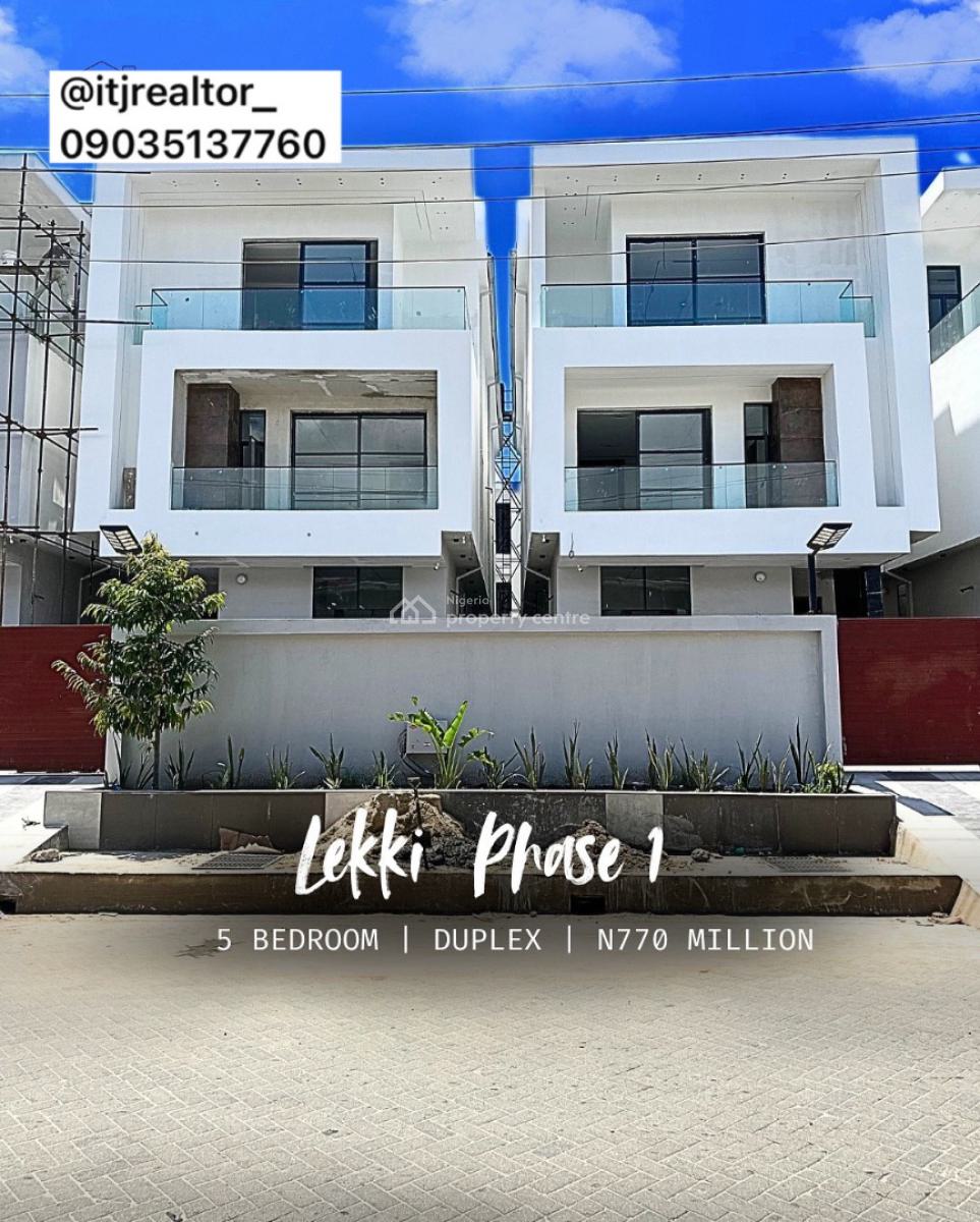 Stunning 5 Bedroom Detached Duplex with Pool,gym and Bq, Lekki Phase 1, Lekki Phase 1, Lekki, Lagos, Detached Duplex for Sale