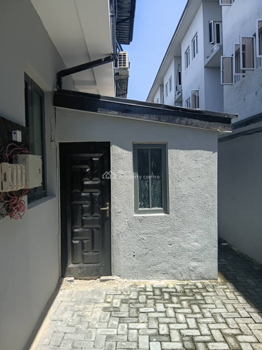 Nicely Newly Built 4 Bedroom with Bq Terrace Duplex, in an Estate at Alpha Beach Road, Lekki, Lagos, Terraced Duplex for Rent