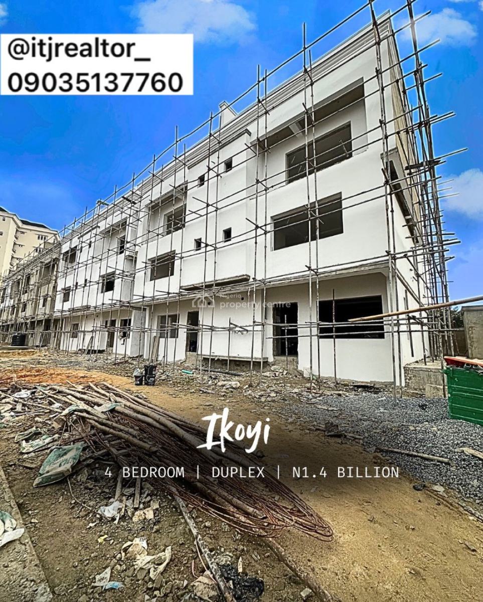 Massive 4 Bedroom Terrace Duplex with Pool,gym,cinema and Bq, Ikoyi, Ikoyi, Lagos, Terraced Duplex for Sale
