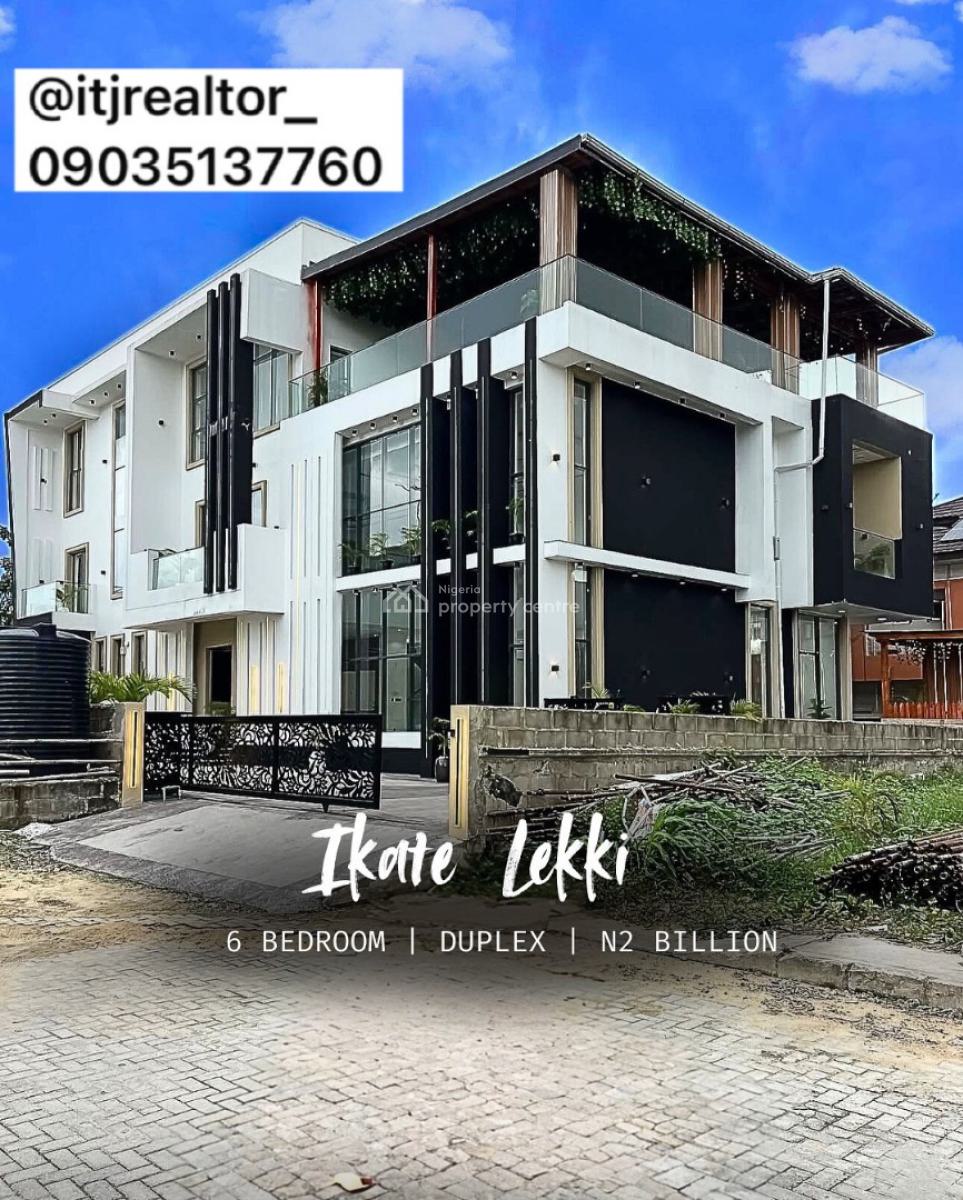 Massive 6 Bedroom Detached Duplex with Pool,gym,cinema and Bq, Ikate, Ikate, Lekki, Lagos, Detached Duplex for Sale