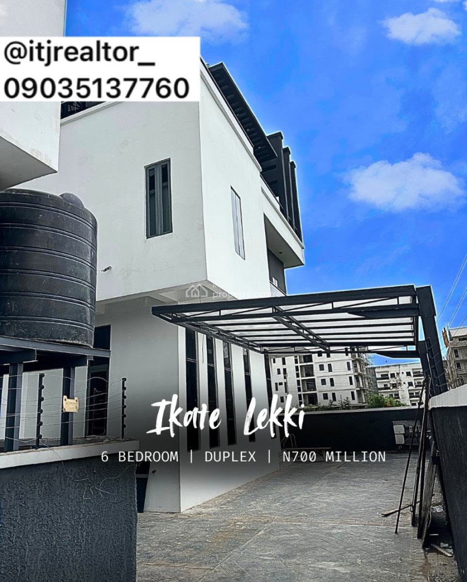 Lovely 6 Bedroom Detached Duplex with Pool, Cinema,gym and Bq, Ikate, Ikate, Lekki, Lagos, Detached Duplex for Sale