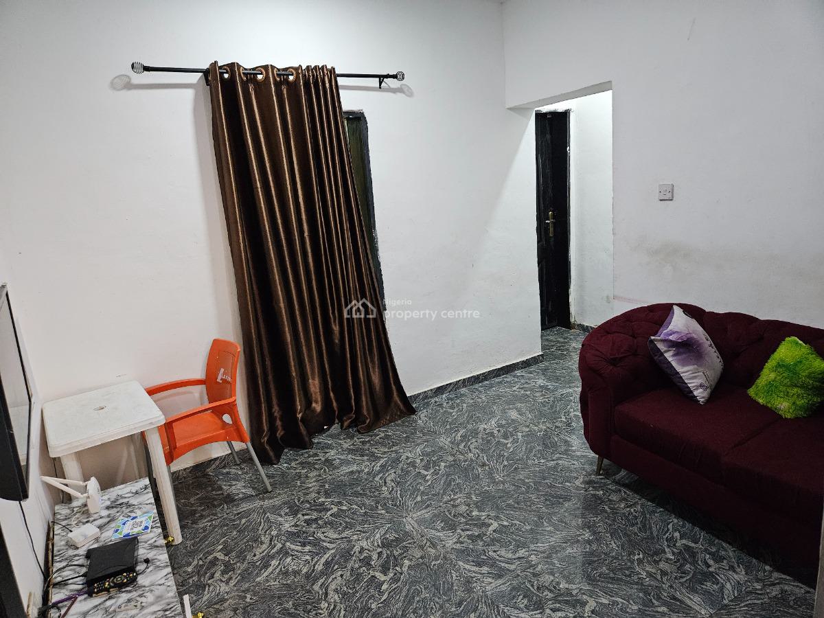 a Beautiful 2 Bedroom Apartment  in Ilupeju-lagos, Adebo Close, Ilupeju, Lagos, Flat / Apartment Short Let