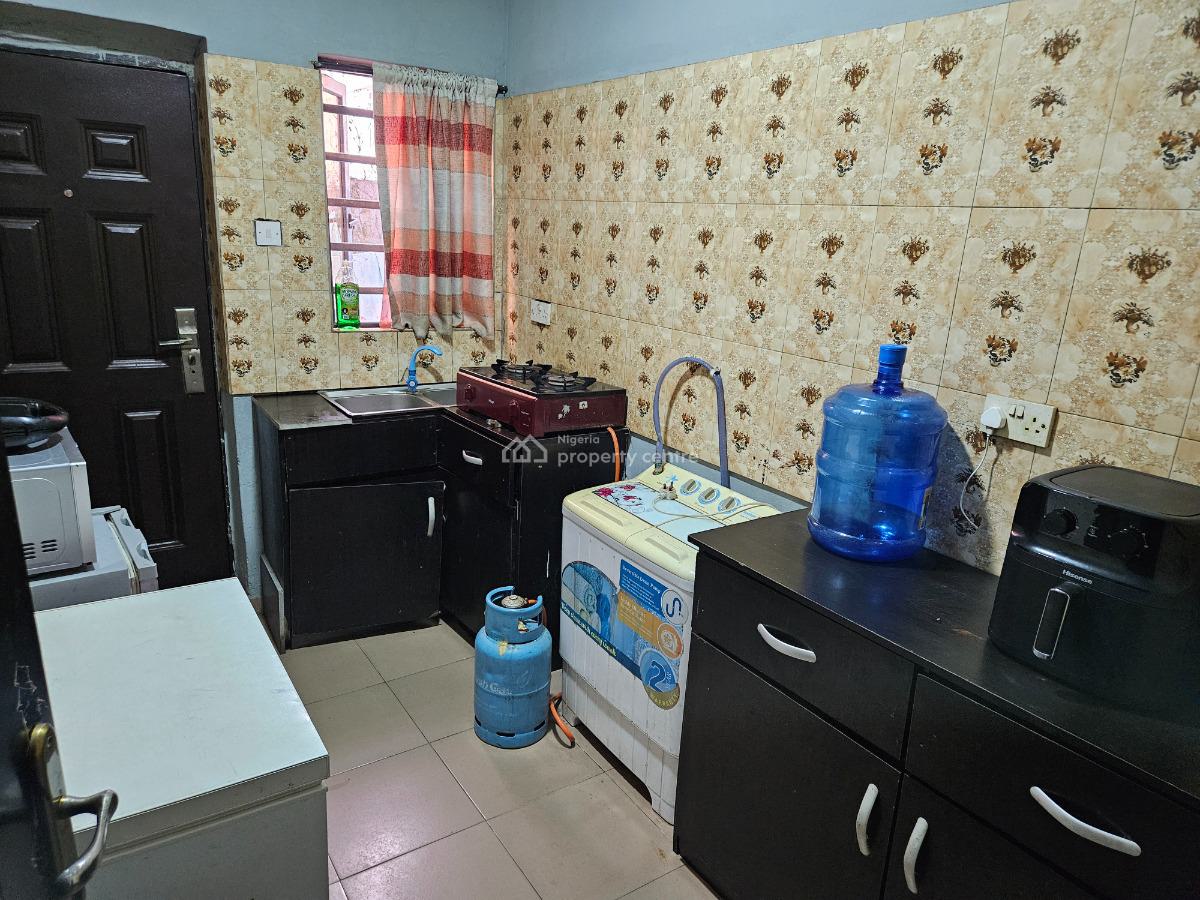 a Beautiful 2 Bedroom Apartment  in Ilupeju-lagos, Adebo Close, Ilupeju, Lagos, Flat / Apartment Short Let