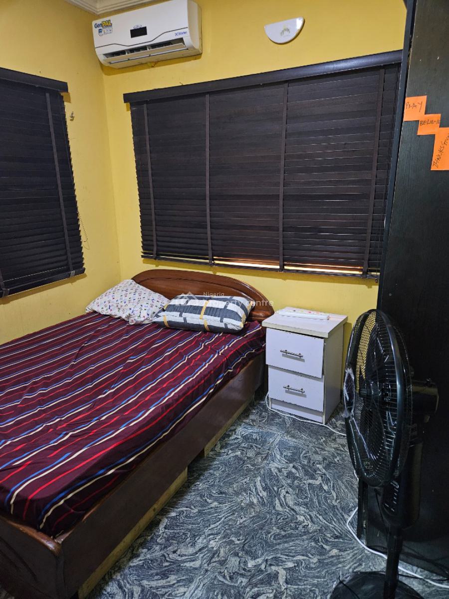 a Beautiful 2 Bedroom Apartment  in Ilupeju-lagos, Adebo Close, Ilupeju, Lagos, Flat / Apartment Short Let
